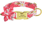 PawPrints™ – Personalized Dog Collar with Removable Flower