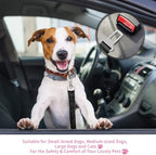 2-Pack Pet Safety Seatbelt — Adjustable Car Harness Lead
