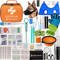 GPUSFAK Dog First Aid Kit - Pet First Aid Kit for Dogs Pet Emergency Kit with Grooming Hammock Harness Nail Clipper First Aid Supplies for Home Camping