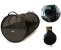 Pet Travel Tube Car Crate Kennel Pet Containment Barrier Mesh Tube Soft Pet Cage One Large Size Fits All