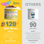 Omega 3 for Dogs | Salmon Oil | 120 Soft Chews