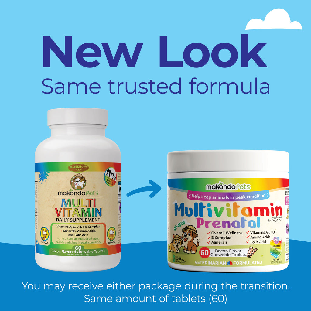 Prenatal Multivitamin for Dogs & Cats | 60 Tablets