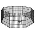i.Pet 2X24" 8 Panel Pet Dog Playpen Puppy Exercise Cage Enclosure