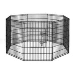 i.Pet 36" 8 Panel Dog Playpen Pet Fence Exercise Cage Enclosure Play
