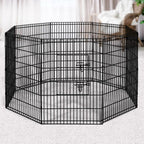 i.Pet 36" 8 Panel Dog Playpen Pet Fence Exercise Cage Enclosure Play