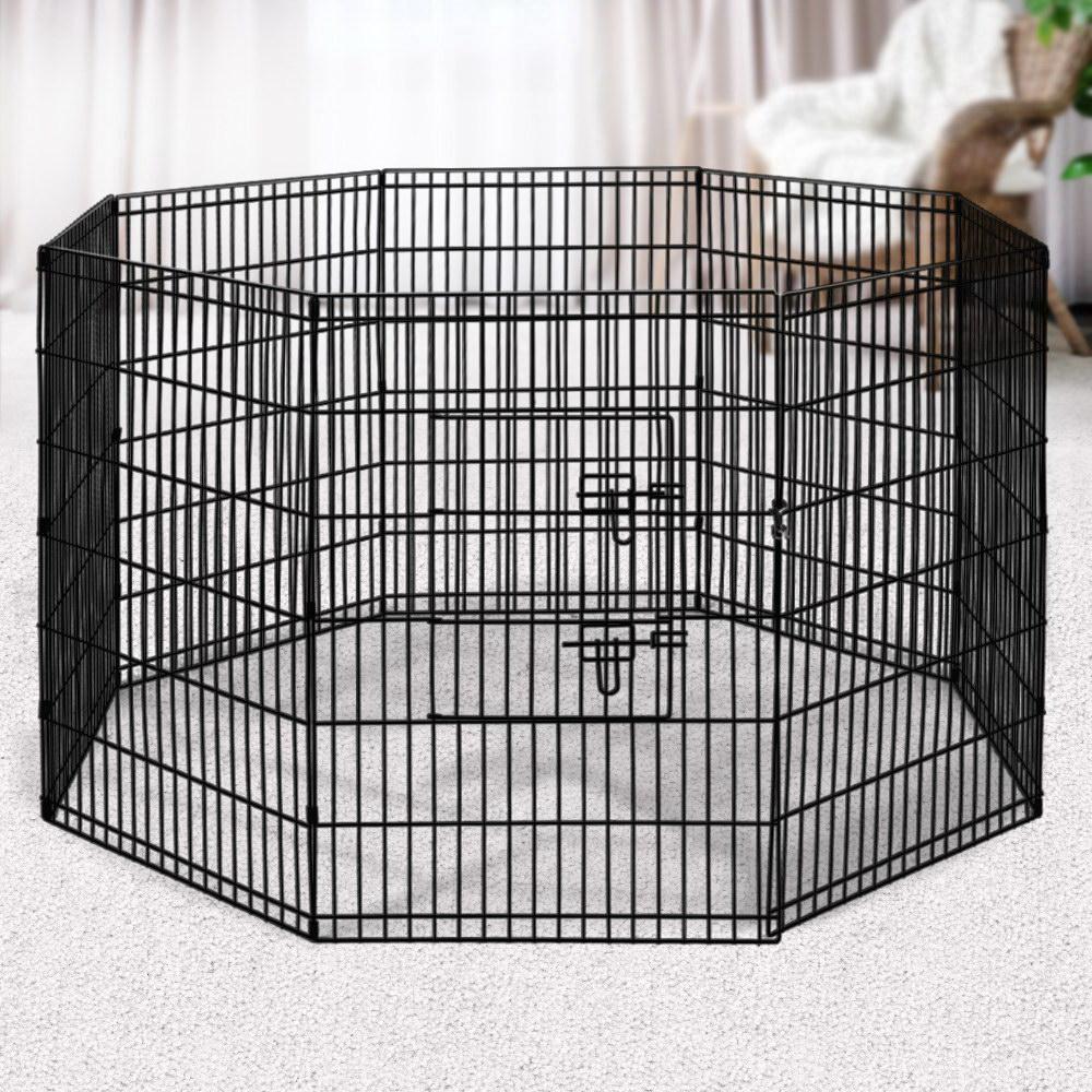 i.Pet 36" 8 Panel Dog Playpen Pet Fence Exercise Cage Enclosure Play