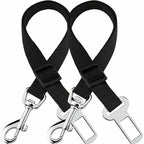 2-Pack Pet Safety Seatbelt — Adjustable Car Harness Lead
