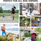 Hands Free Dog Leash Pet Walking And Training Belt With Shock