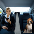 ROYALAY Dog Car Divider Back Seat Barrier with Pocket Car Dividers for Between Seat to Stop Fighting Back Seat Extender with Divider Pet Car Divider Back Seat Barrier for Travel