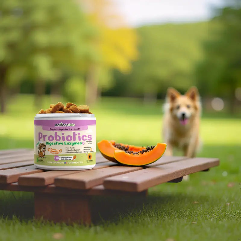 Dog Probiotics Digestive Enzymes | 120 Soft Chews