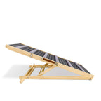 Adjustable Solid Wood Dog Ramp with 6 Height Settings and Non-Slip
